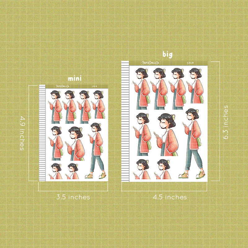 Competent Student School Is Cool Paperdollzco Planner Stickers | J319