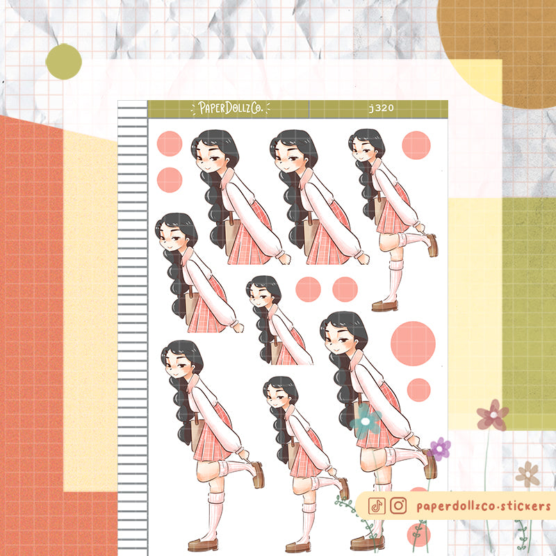 Attentive Student School Is Cool Paperdollzco Planner Stickers | J320