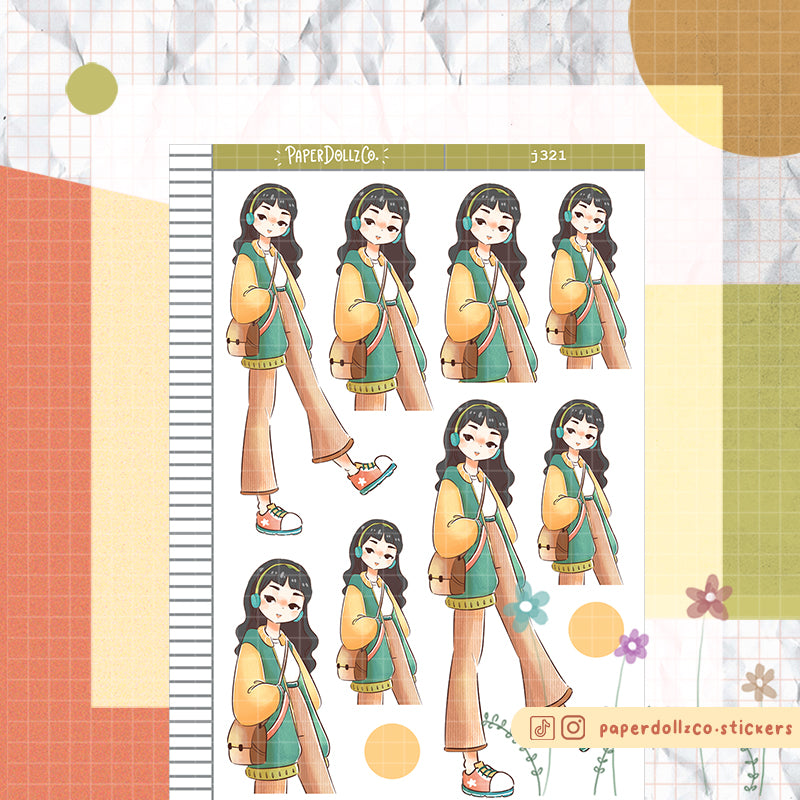 Inspired Student School Is Cool Paperdollzco Planner Stickers | J321