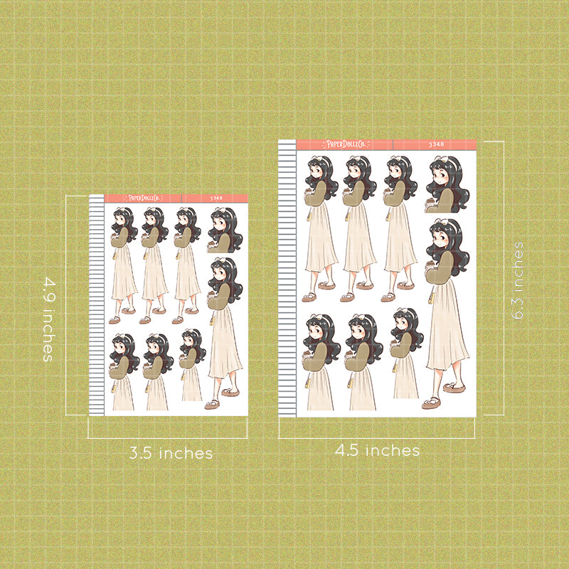 Office Girl | Story of Us | Paperdollzco Planner Stickers | J348