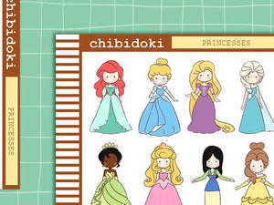 Princesses Planner Stickers - ss011