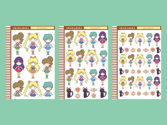 Sailor Moon Planner Stickers - ss013