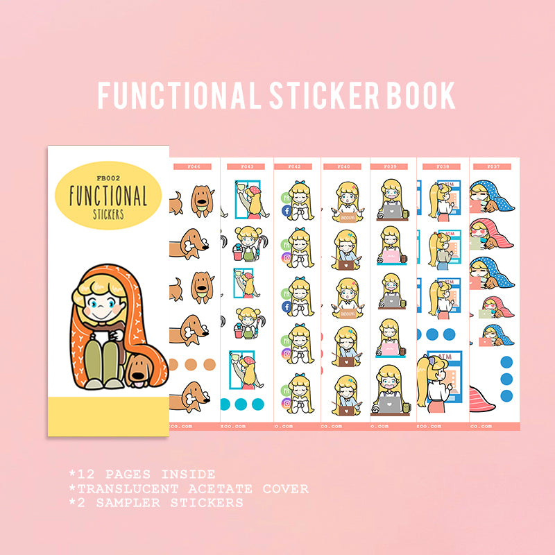 Functional | PaperDollzCo | Activity Sticker Book | FB002