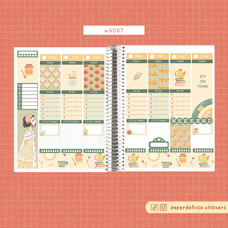 Chamomile Tea Party PaperDollzCo Weekly Kit | WK067